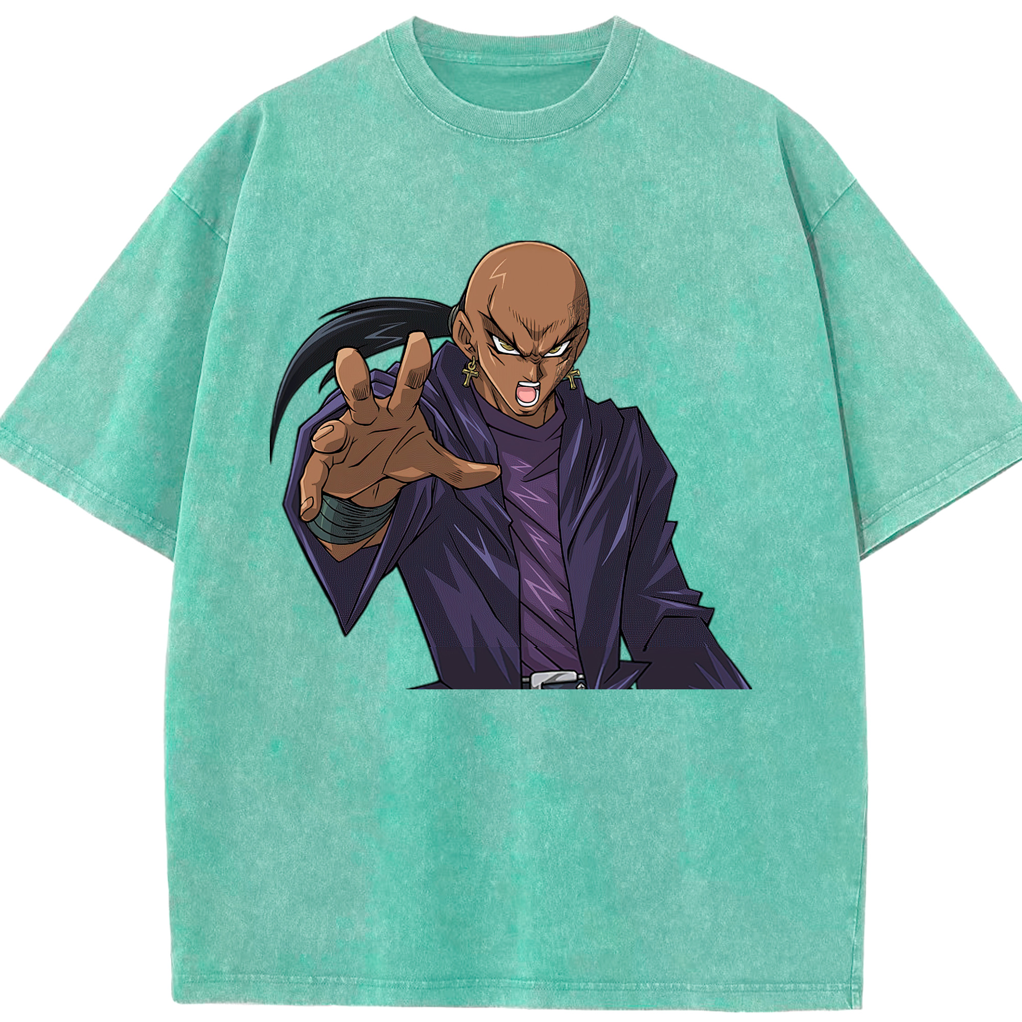 （画像用） 遊☆戯☆王 Yu-Gi-Oh! 綿100% ヴィンテージ風 半袖Tシャツ（フロントプリント）